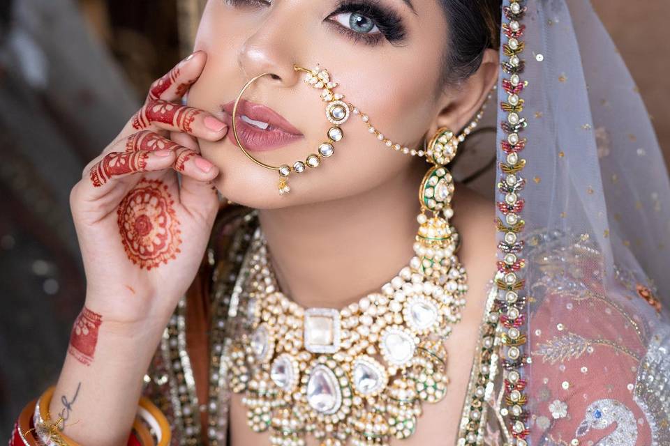 Bridal makeup