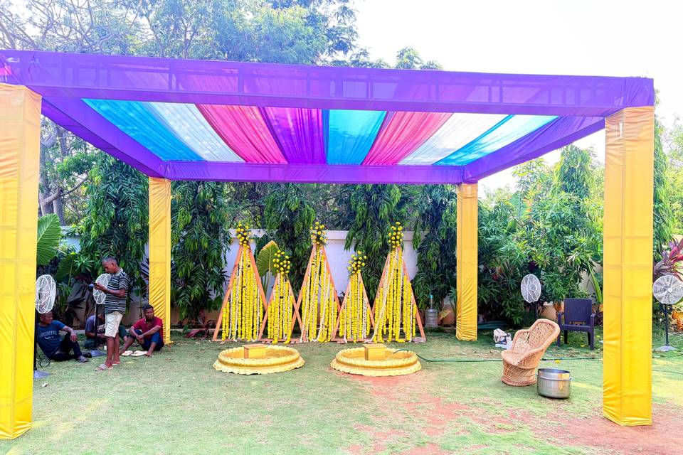 Haldi decoration