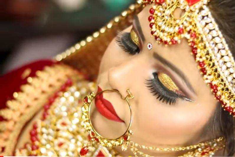 Bridal makeup