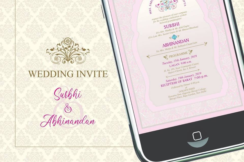 Digital invite