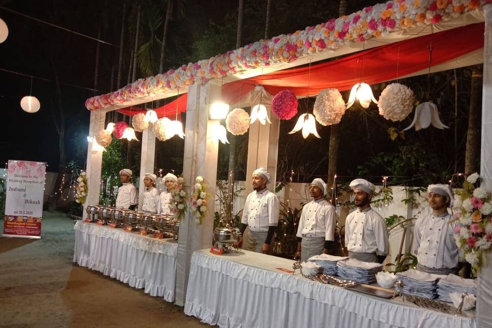 Catering setup