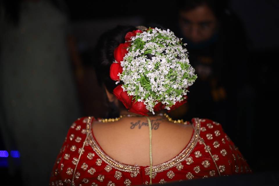 Bridal hairdo