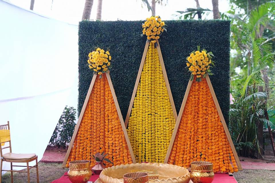 Haldi decor