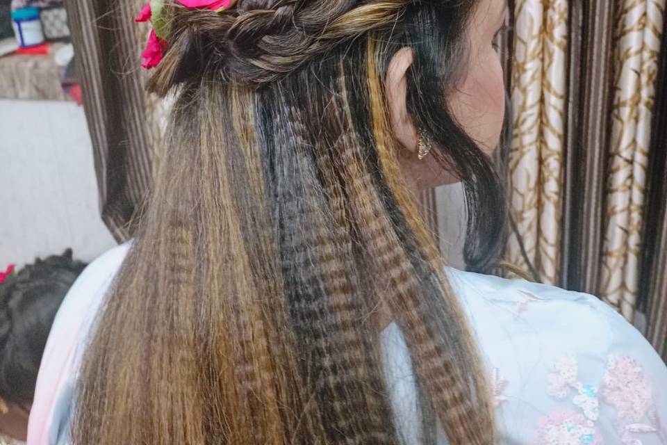 Floral hair
