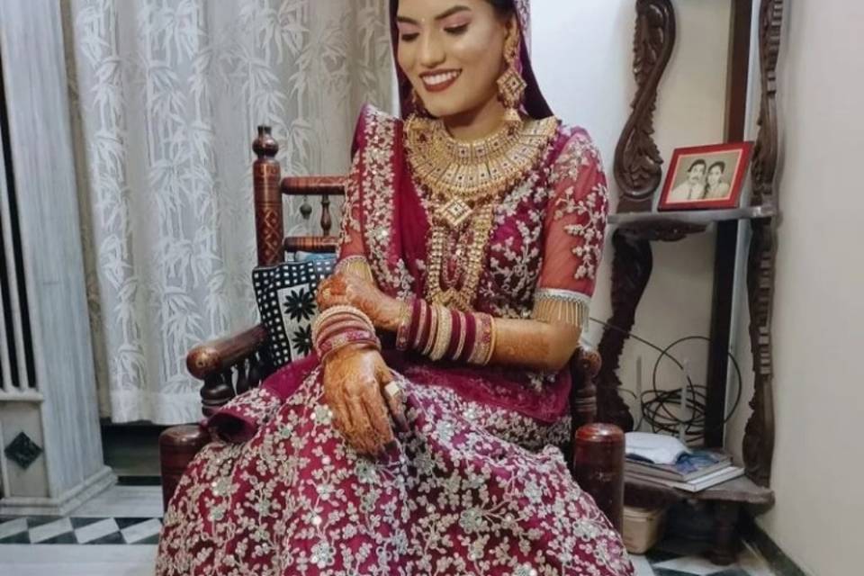 Bridal makeup