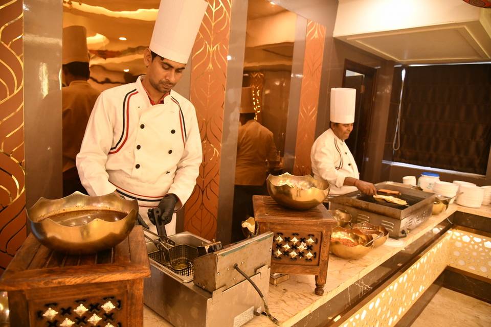 Catering setup