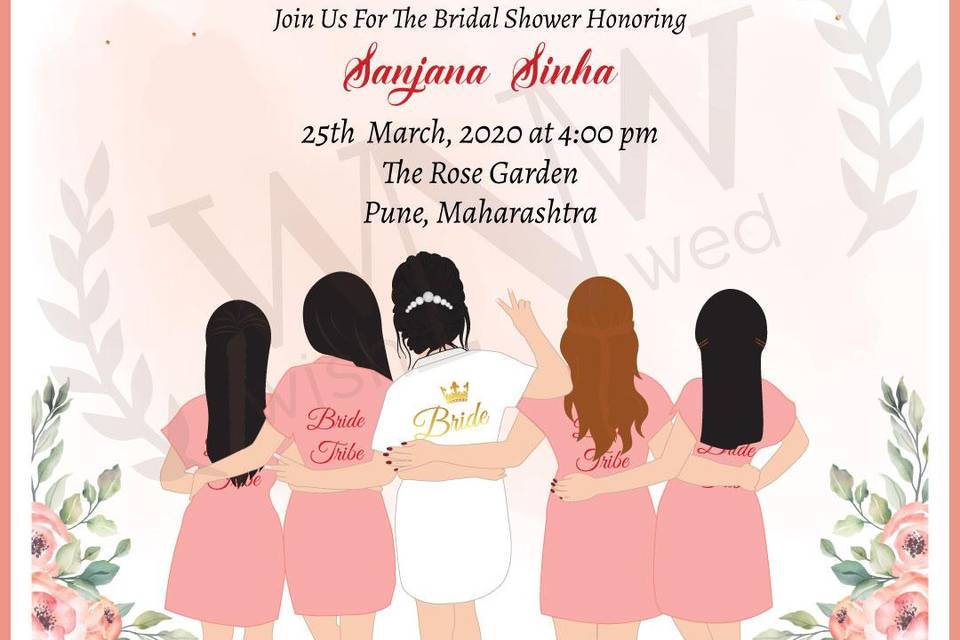 Bride-to-be invitation