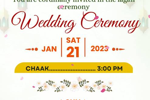 Wedding invite