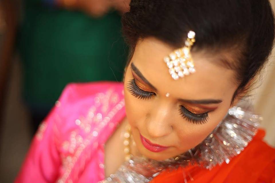 Bridal makeup