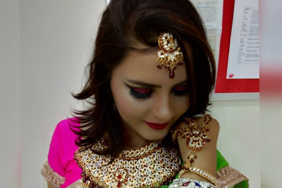 Bridal makeup