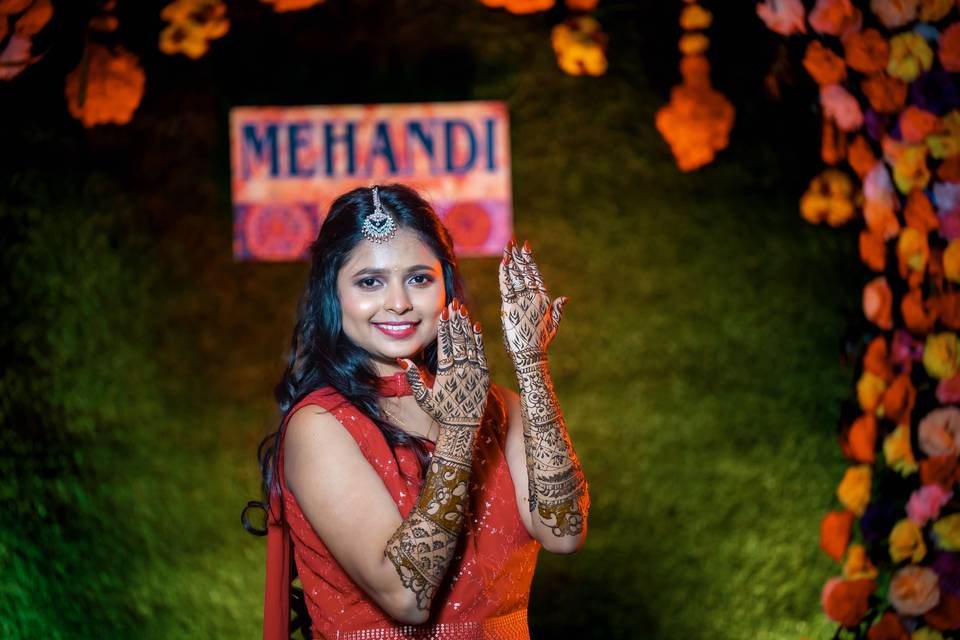 Bride mehendi