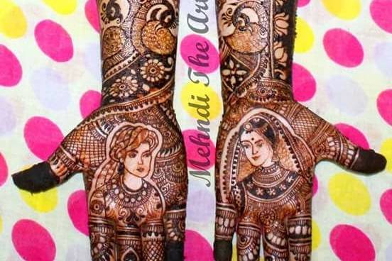 Designer bridal Mehendi