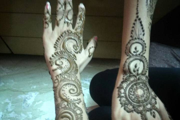 Designer bridal Mehendi