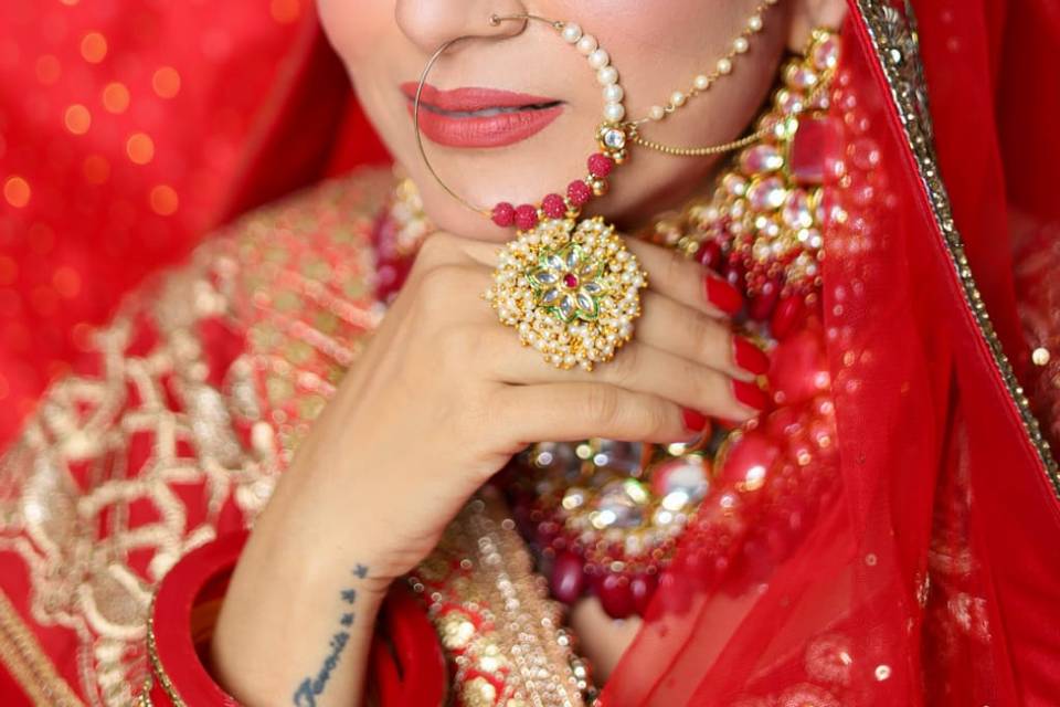 Bridal makeup