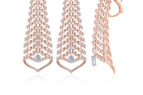 Designer Real Diamond Earrings