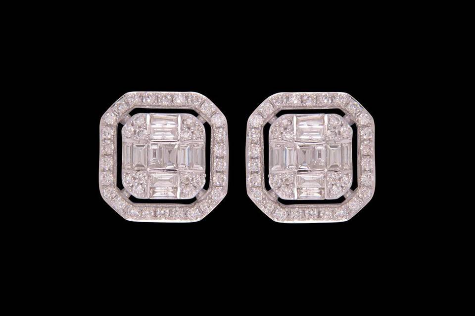 Designer Real Diamond Earring