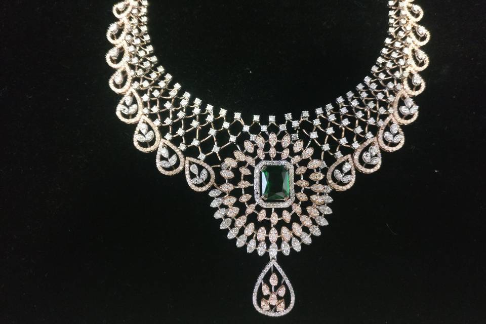 Designer Real Diamond Necklace