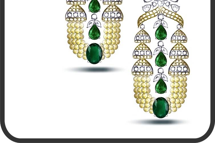 Designer Real Diamond Earrings