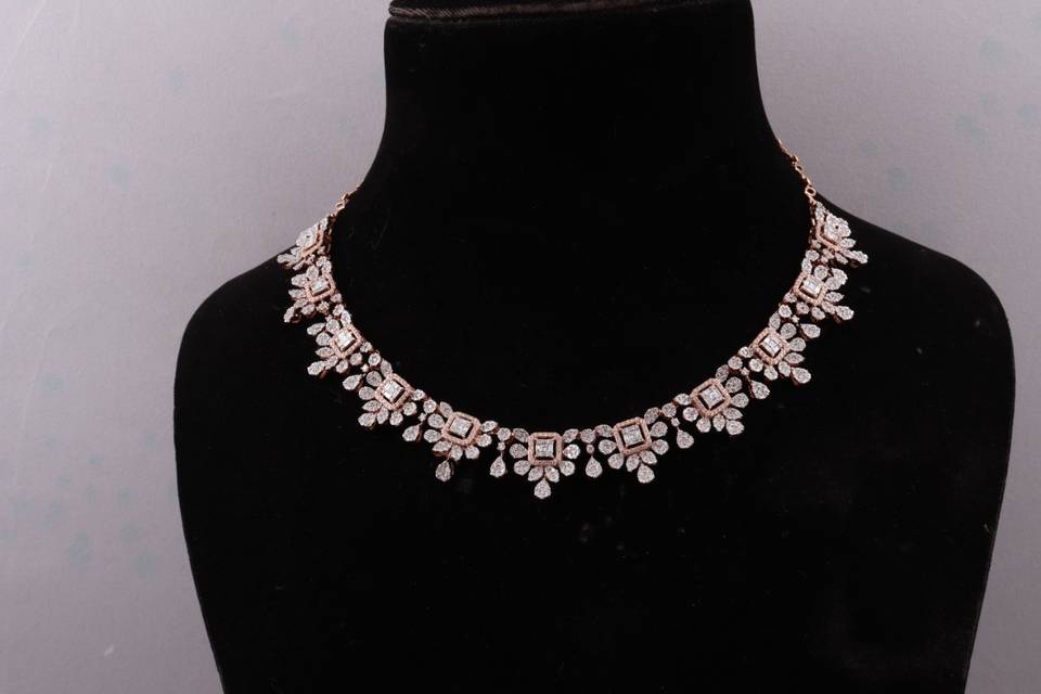 Designer Real Diamond Necklace