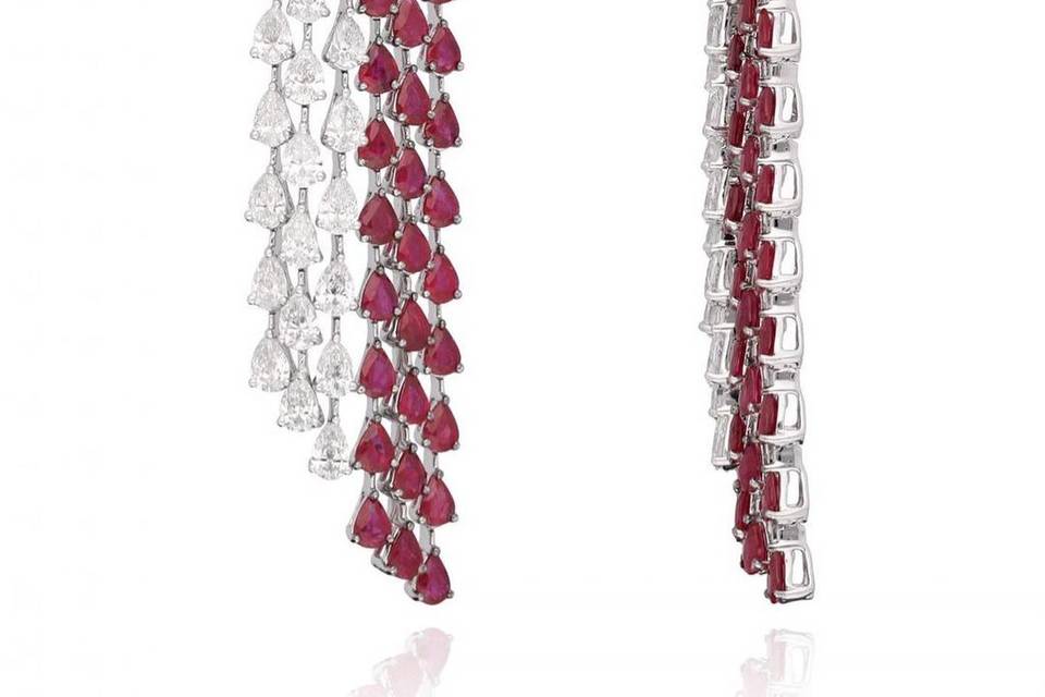 Designer Real Diamond Earrings