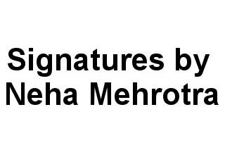 Signatures by Neha Mehrotra Logo