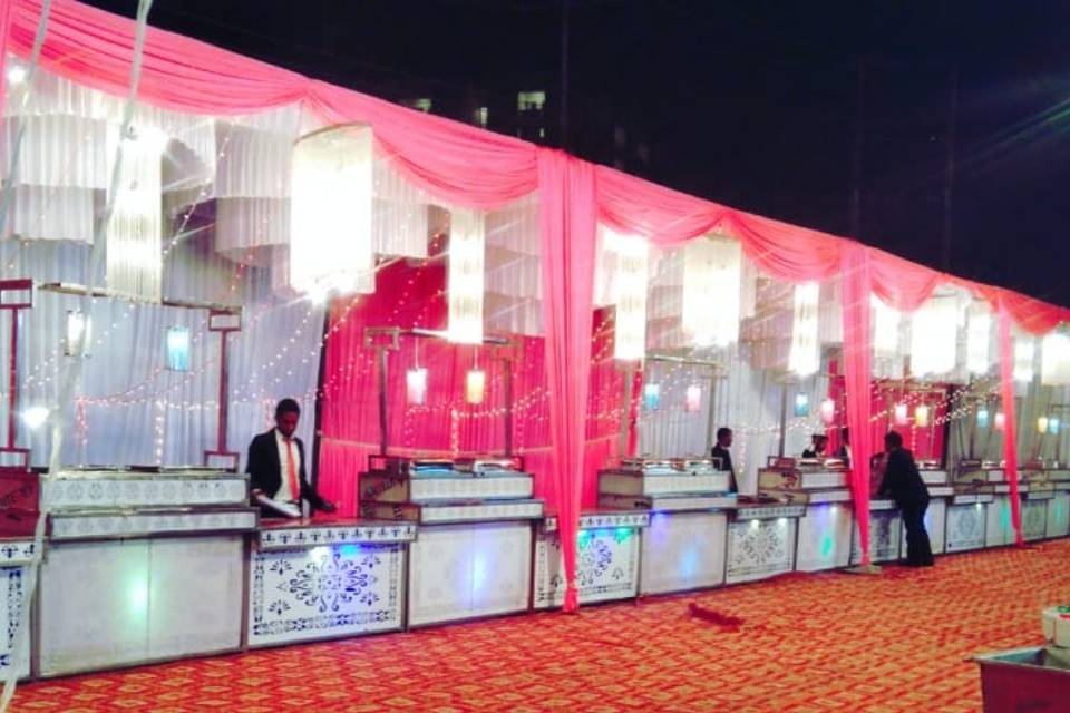 Wedding Venue - Sharad Vatika - Catering setup
