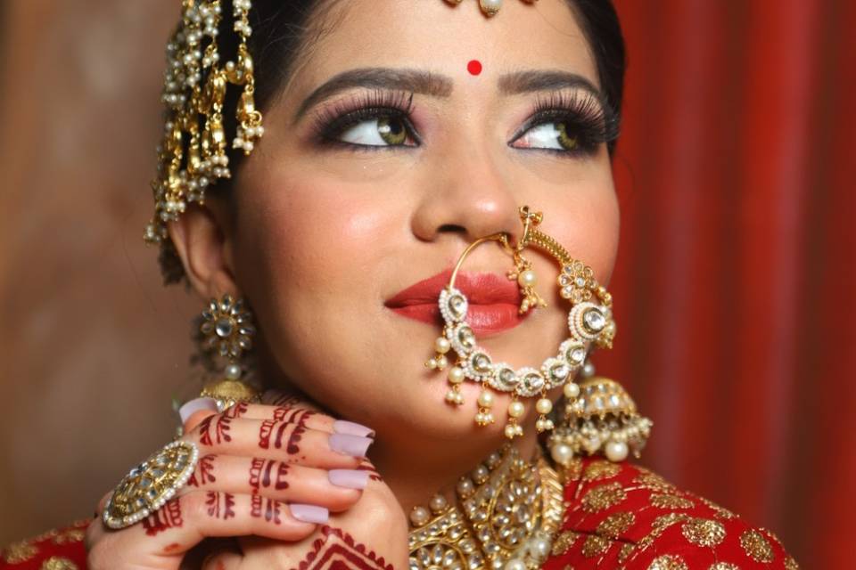 Bridal makeup