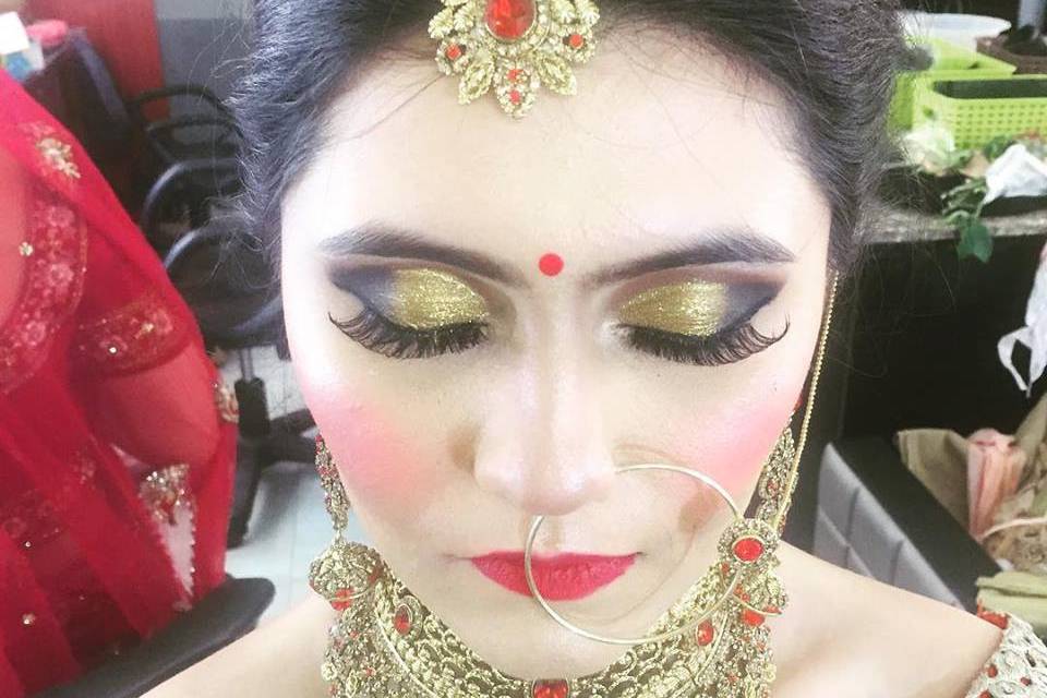 Bridal makeup