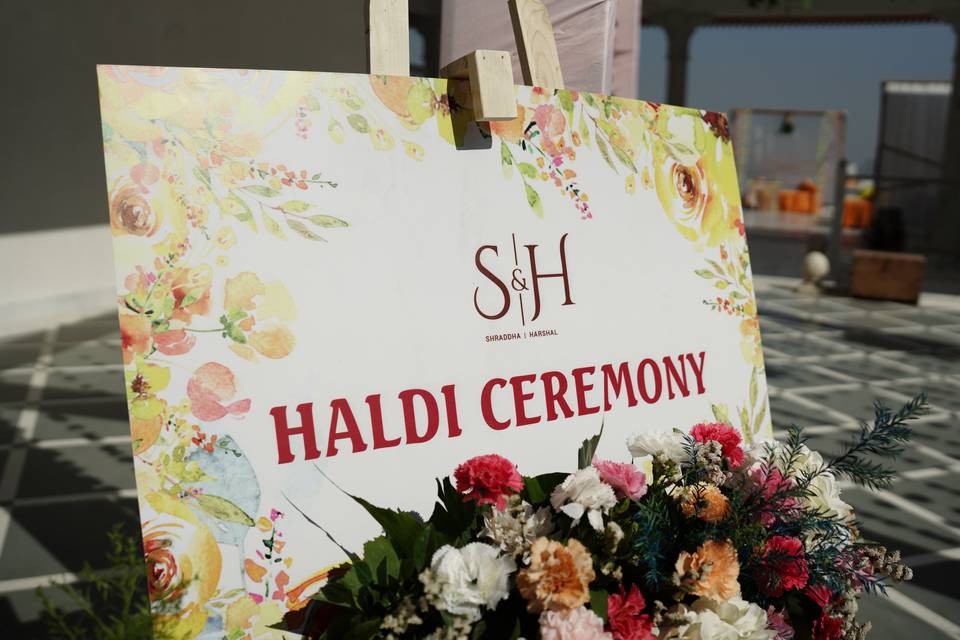 Haldi signage