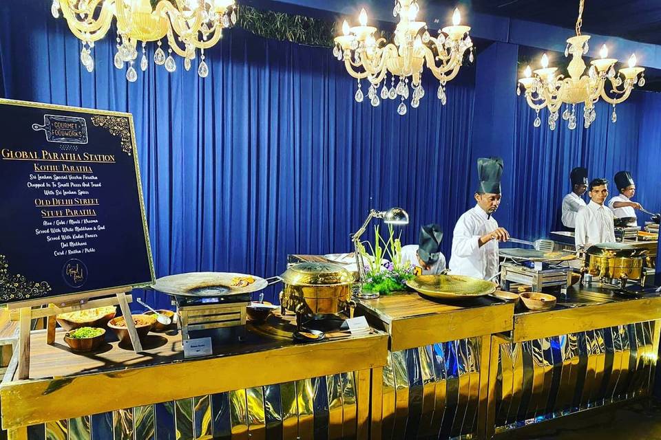 Catering setup