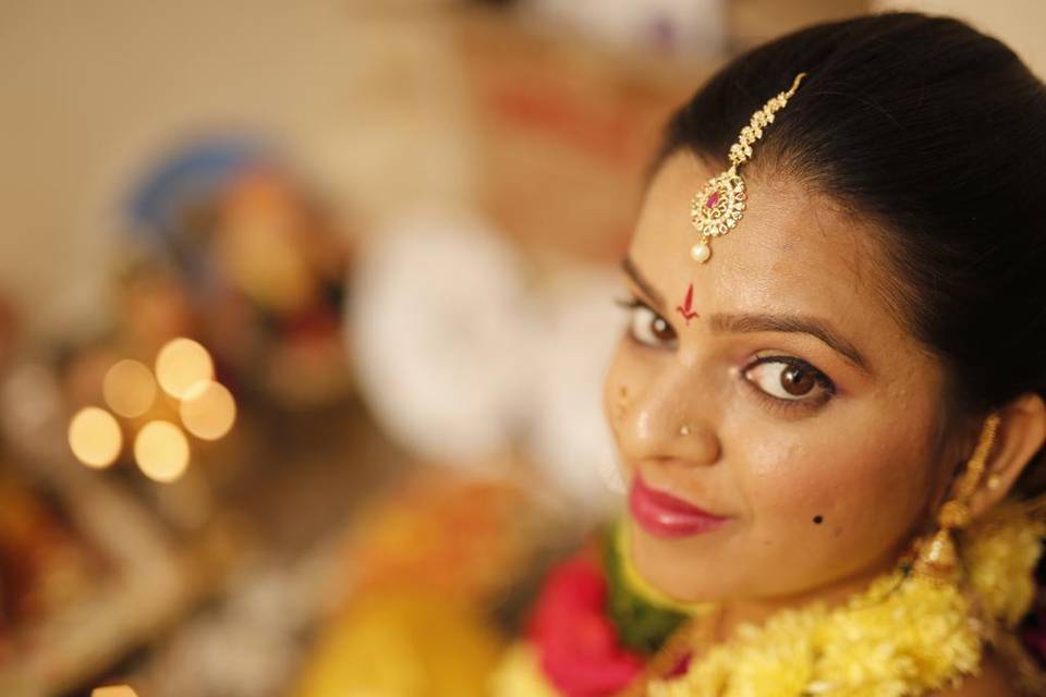 Ashvani on her wedding