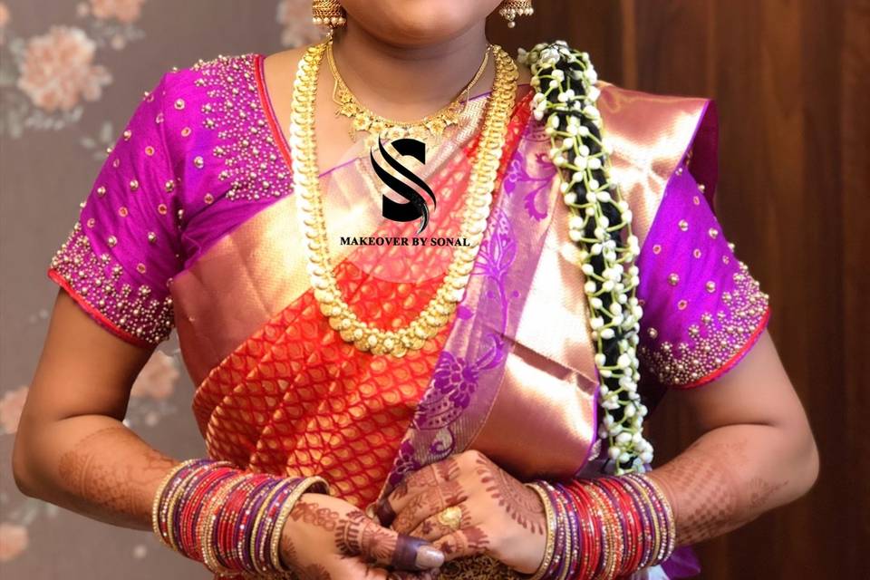 Meenakshi on her wedding