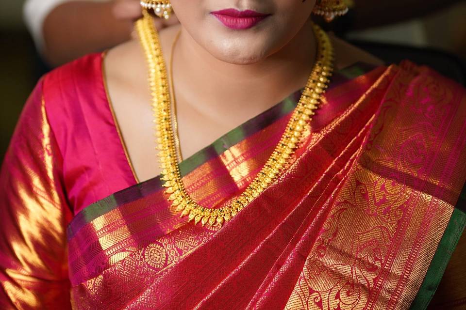 Amrutha on her Wedding