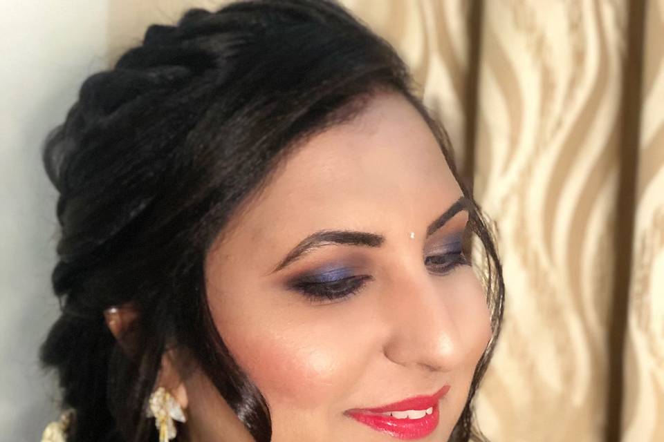 Brides maid makeup