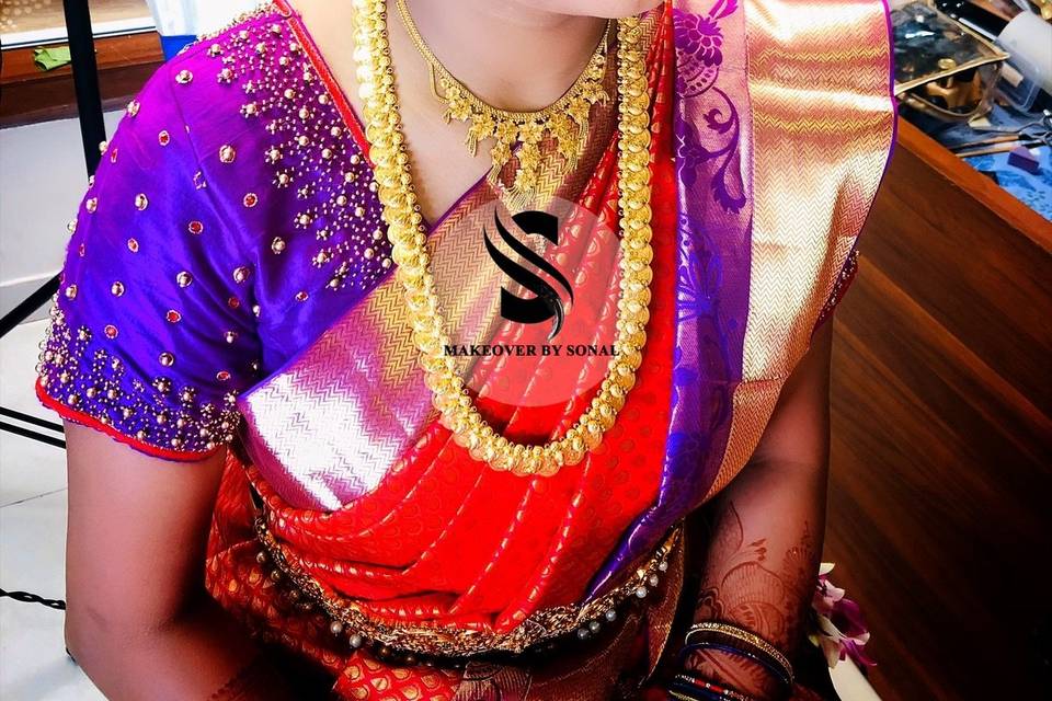 Meenakshi on her wedding