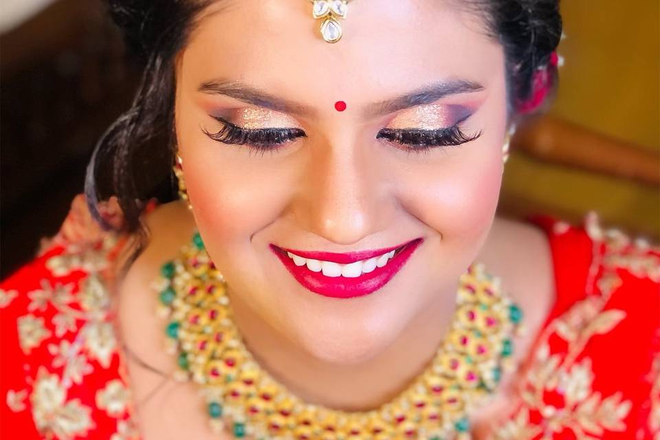 Priya on her Wedding