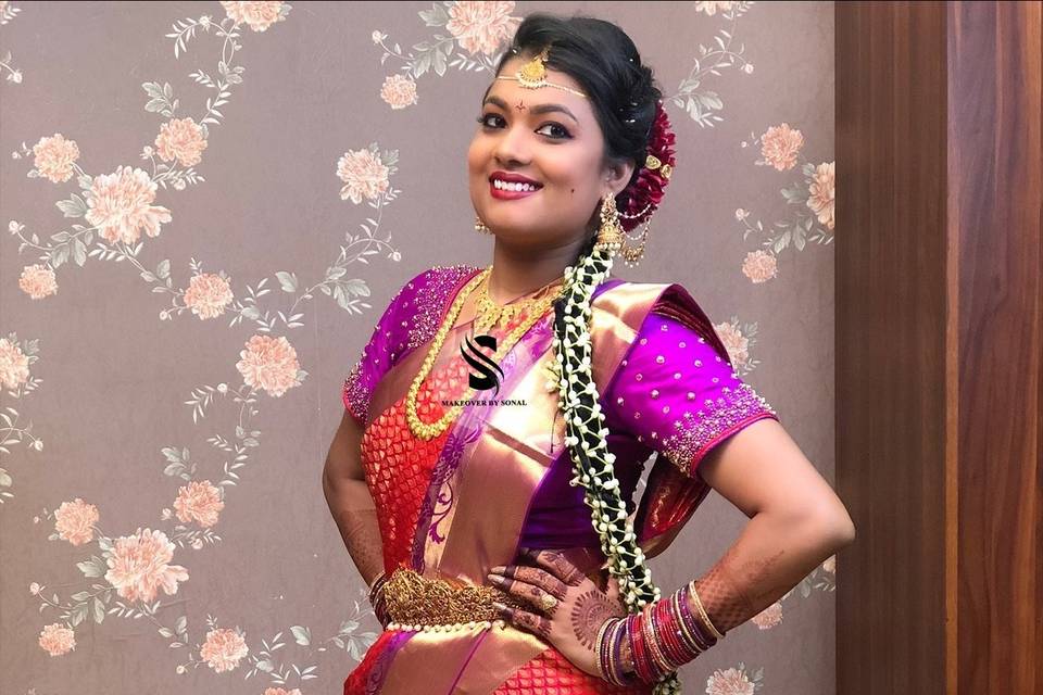 Meenakshi on her wedding