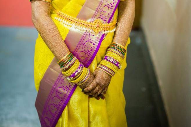 Ashvani on her wedding