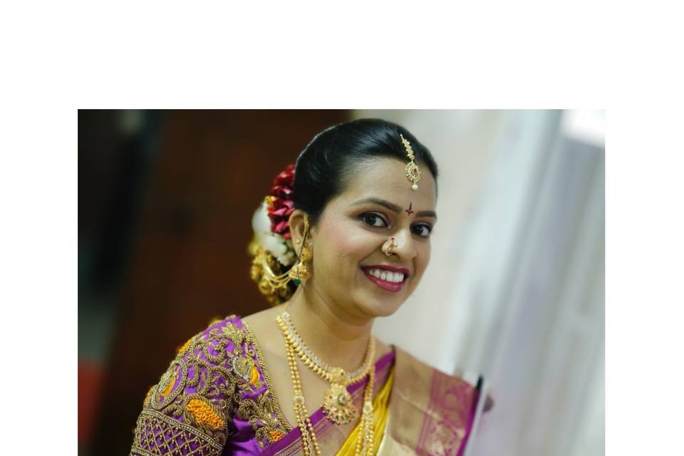 Ashvani on her wedding