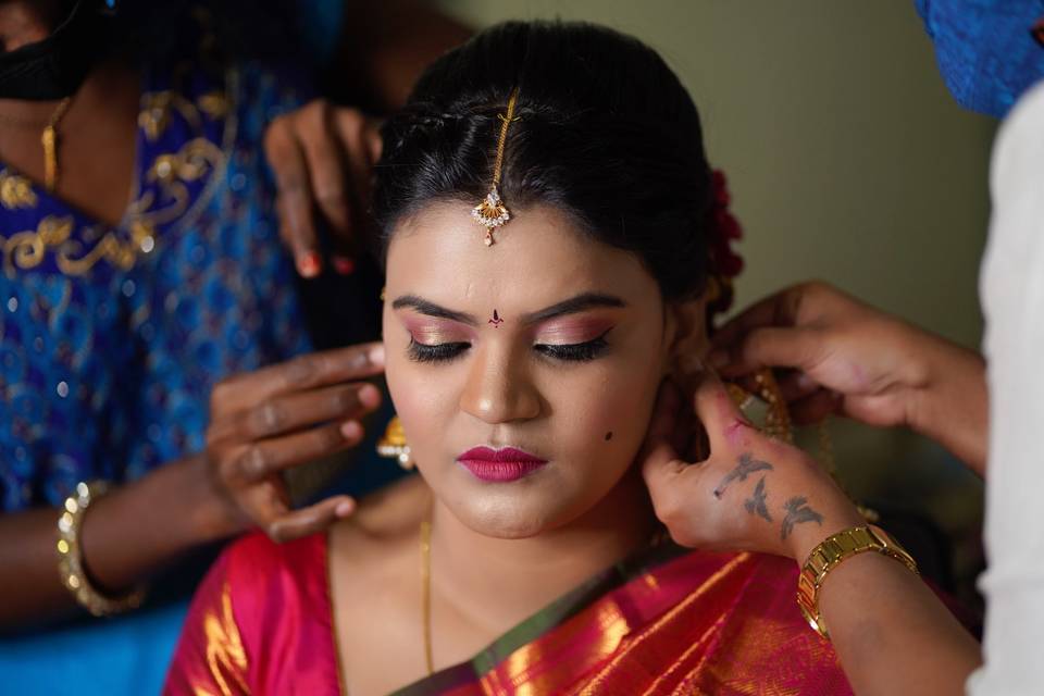 Amrutha on her Wedding