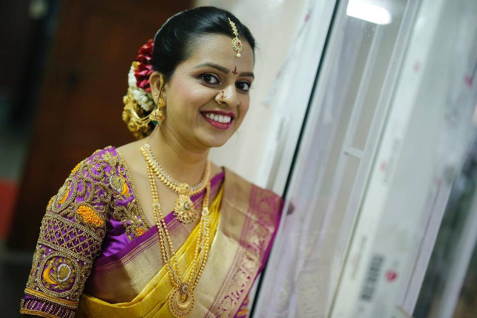 Ashvani on her wedding