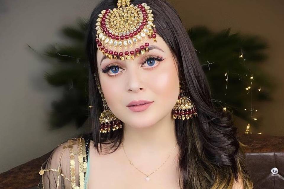 Earrings+mangtika