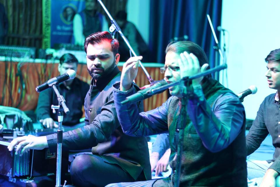 Sufi band performance