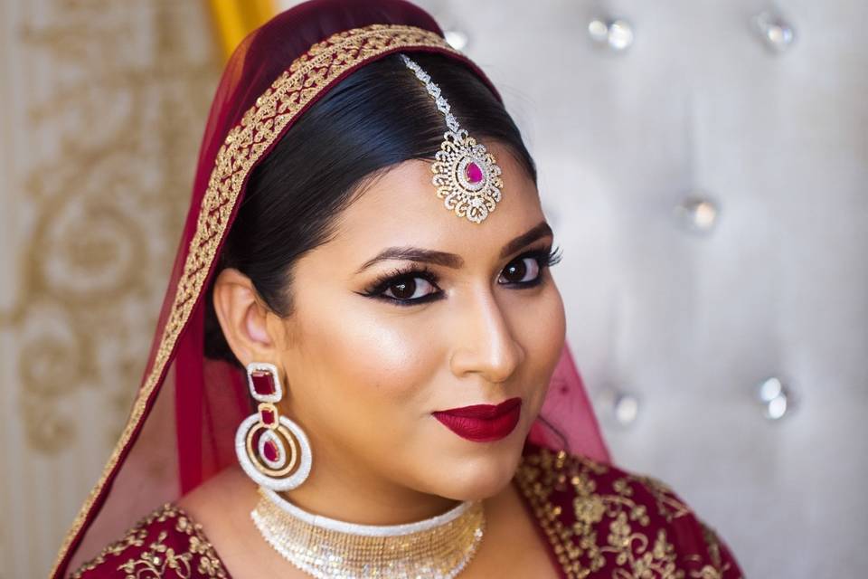 Bridal makeup