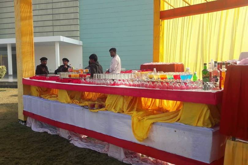 Catering setup