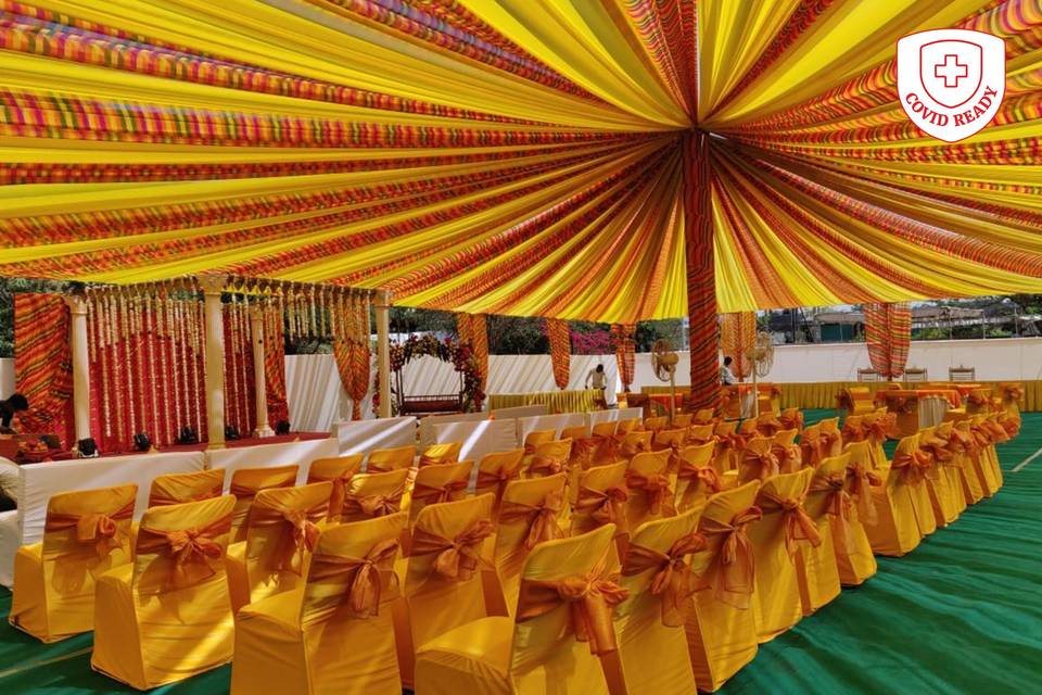 Haldi Decor and setup