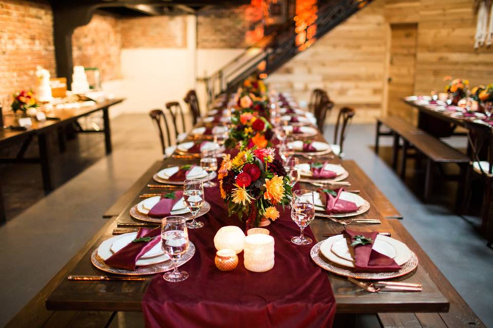 Catering setup