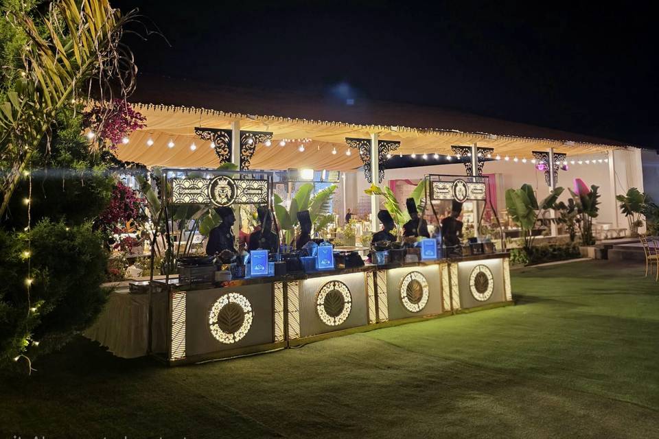Catering setup