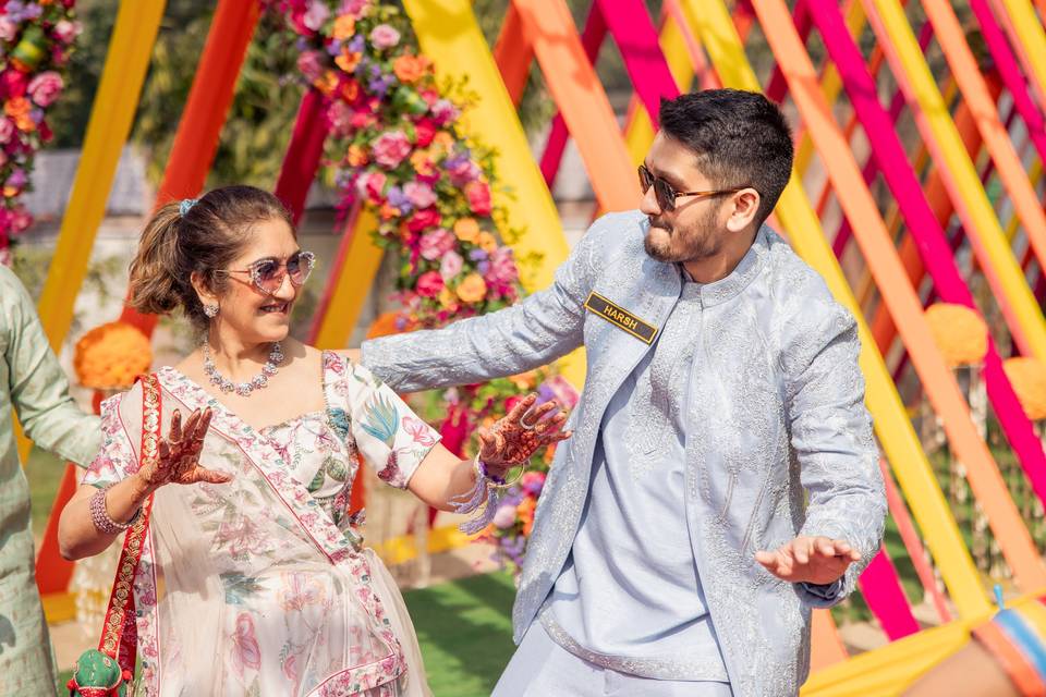 Groom & mother