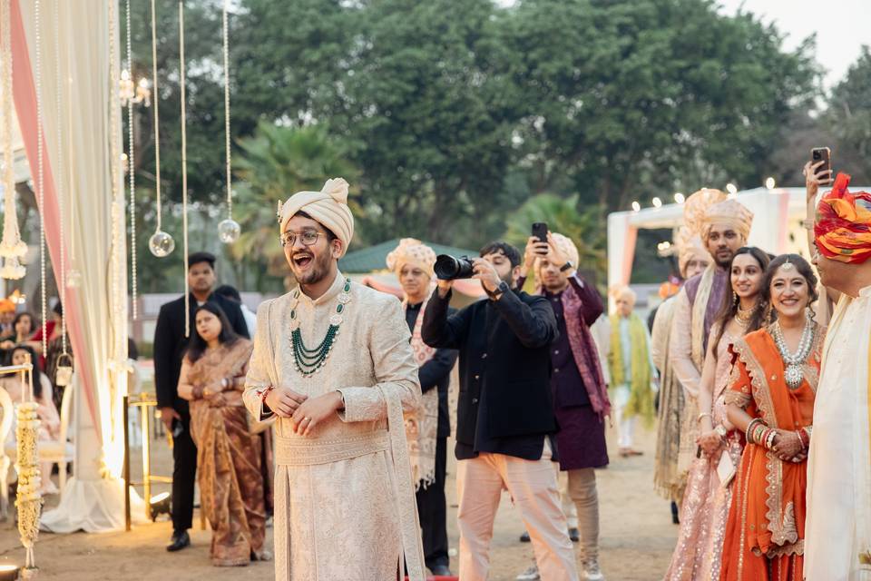 Grooms reaction